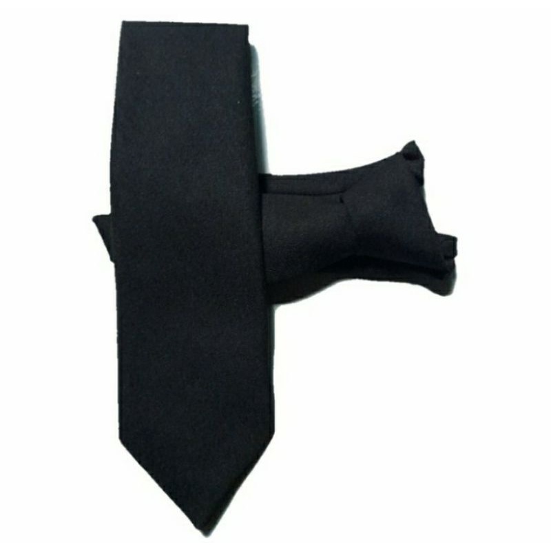 Dasi Hitam Formal / Dasi Hitam Instan / Dasi Ospek / Dasi Wisuda