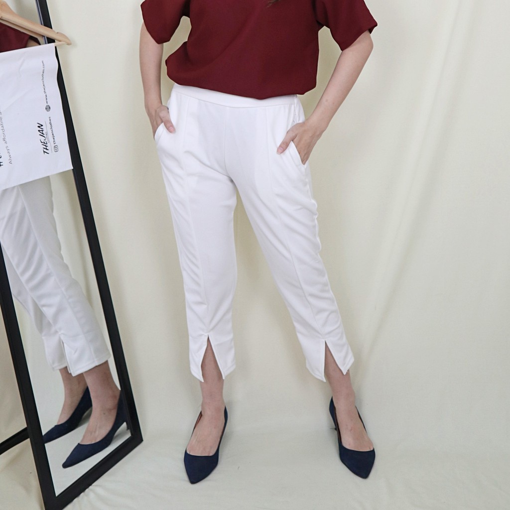 Alita pants wh - Thejanclothes