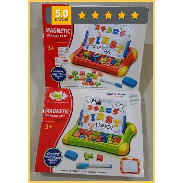 

Mainan Magnetic Learning Case Papan Tulis Magnet 2In1 No.Hm1116A Diskon