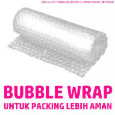 

TAMBAHAN BUBBLE WRAP DAN KARDUS UNTUK PACKING LEBIH AMAN