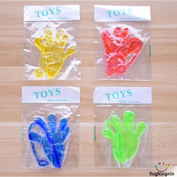 LLX-Baby Girls Boys Mini Sticky Hands Elastic Vending Birthday Party Favors Toy Gift