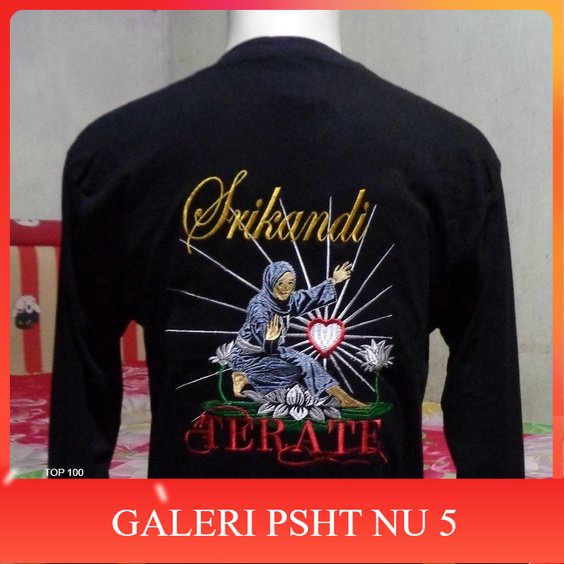 Kaos Srikandi PSHT bordir Kaos PSHT bordir lengan panjang terbaru