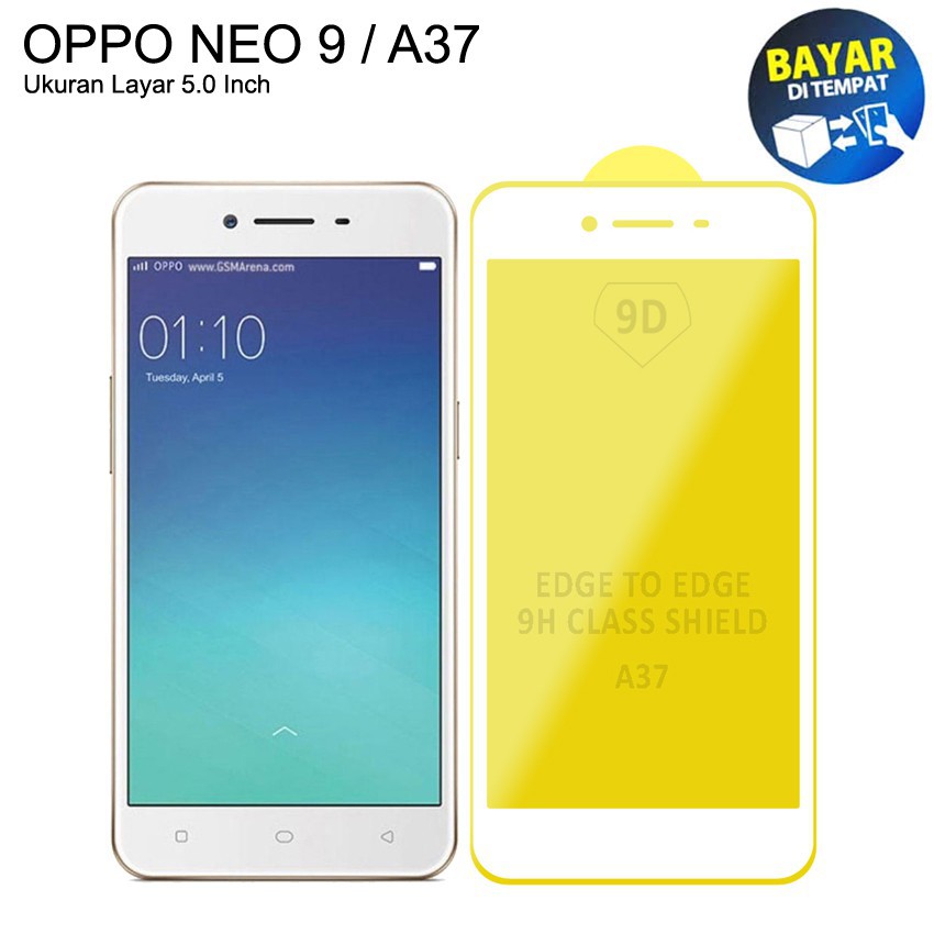 Tempered Glass Full Oppo A37