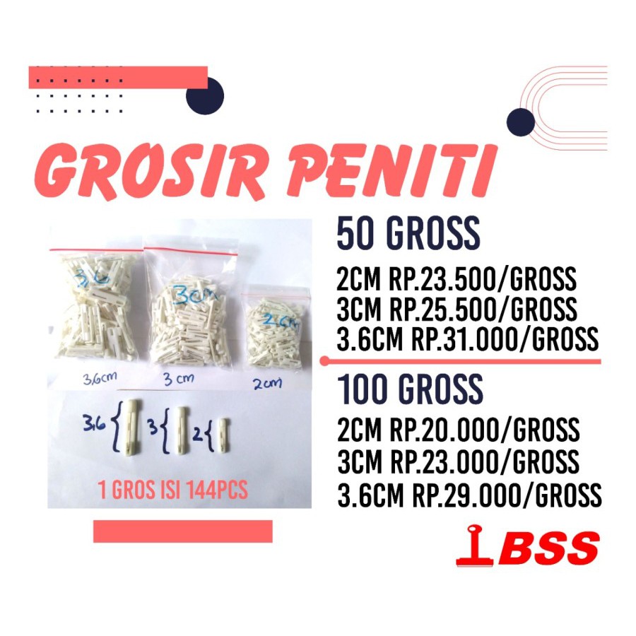 

Jual Peniti Name tag Grosir 3,6cm Peniti Bross Bahan Name tag
