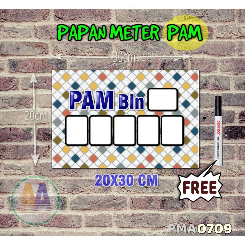 

Papan Meter Listrik PLN PAM motif Unik - Pastel 09 - Toko2A
