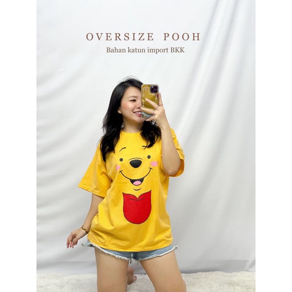 MDLV ~ Kaos Oversize Poooh Tiger Disneyy Kaos Big size