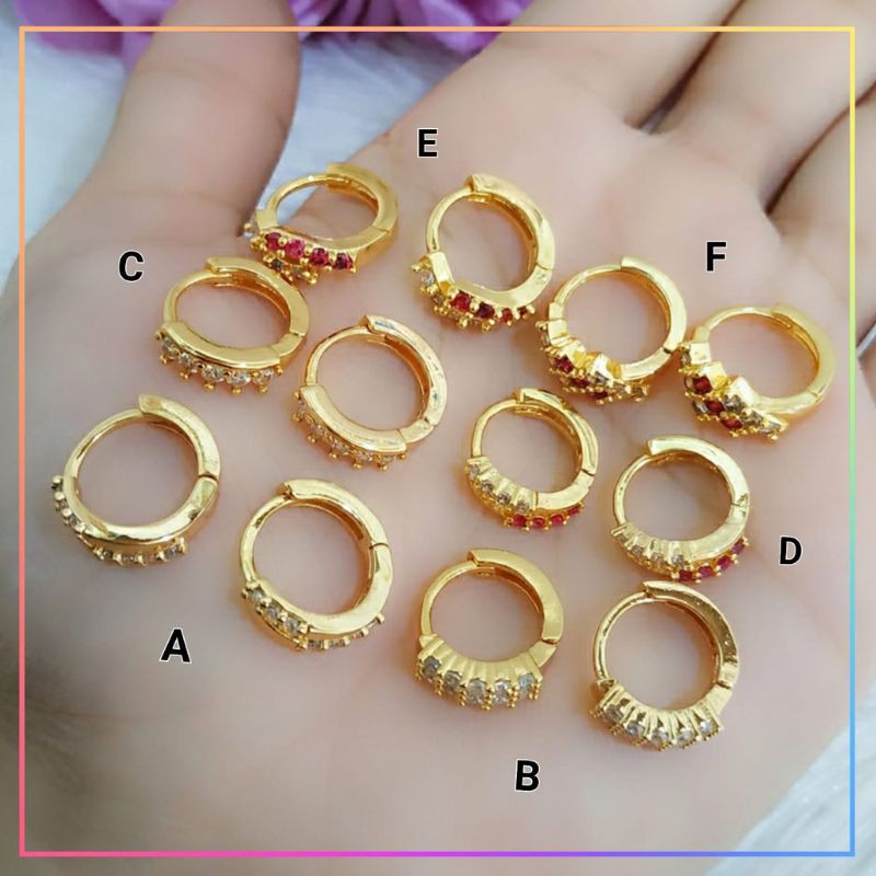 ANTING xuping dewasa anting cetik permata lapis emas