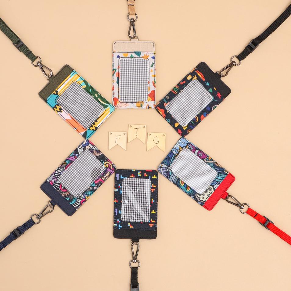 

Tidak Diragukan.. Gantungan ID Card Kantor Kasual Kalung Name Tag Holder Lanyard Anti Air Pria Wanita