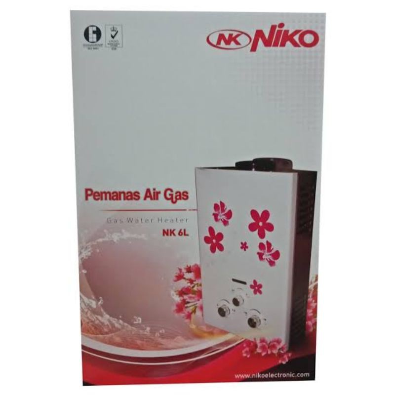 Niko Water Heater Gas 6 Liter NK 6LN / 6LN2