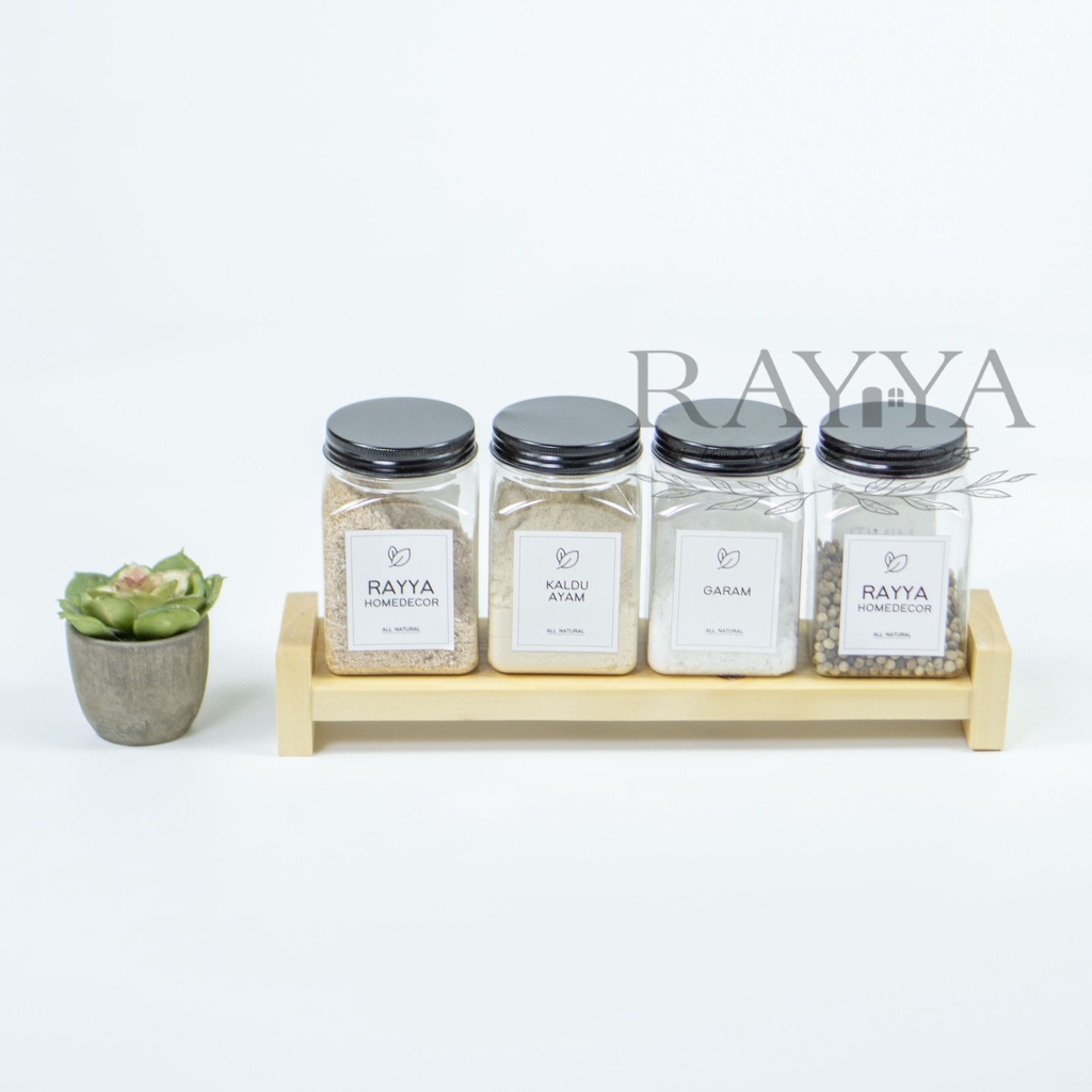 Tempat toples bumbu dapur minimalis/ rak toples bumbu dapur / rak bumbu dapur serbaguna
