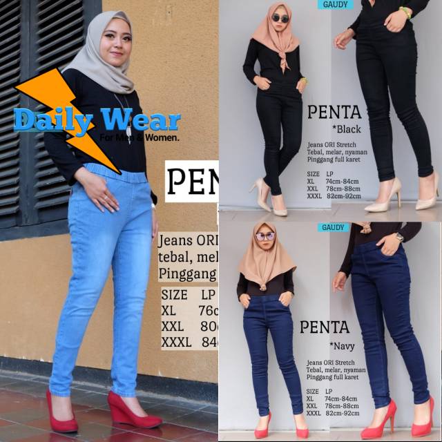 JUMBO LEGING JEGGING JEANS / JEGGING JEANS MURAH / PENTA LEGGING JEANS / RIFAS JEGGING