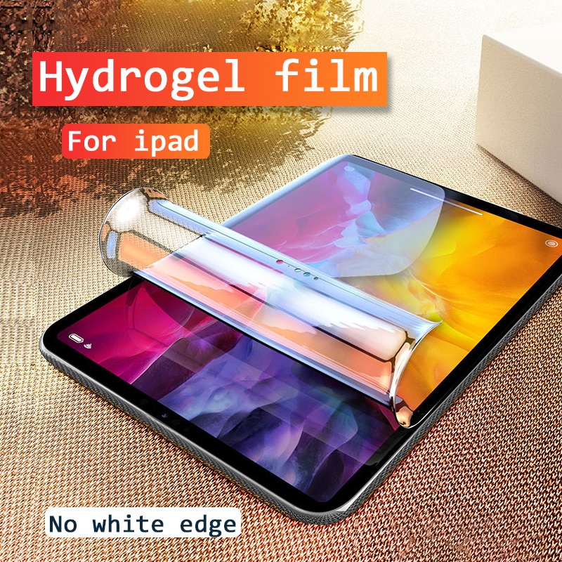 Film Pelindung Layar Hydrogel Untuk Ipad 9.7 Air 4 3 2 1 2017 2018 7 10.2 Mini 4 5 11 Pro 2020 10.5