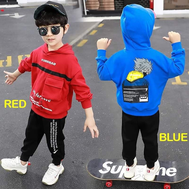 Setelan Anak Laki Laki PREMIUM Hoodie Ninja Kids