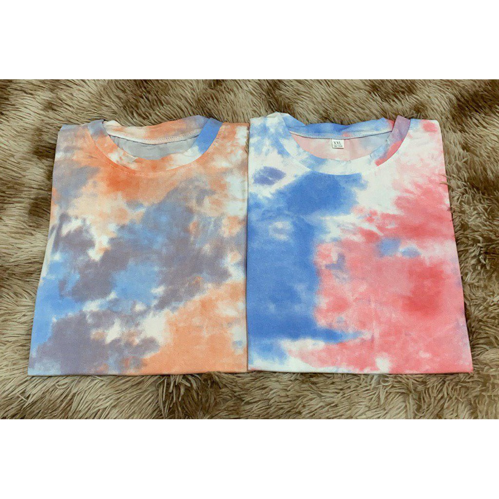 Oversize Tee / Tshirt Wanita Model Longgar Motif Tie Dye