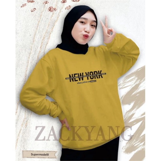 Kaos Lengan Panjang/ Kaos Sweatshirt / Atasan Wanita / Atasan Wanita Lengan Panjang / Atasan
