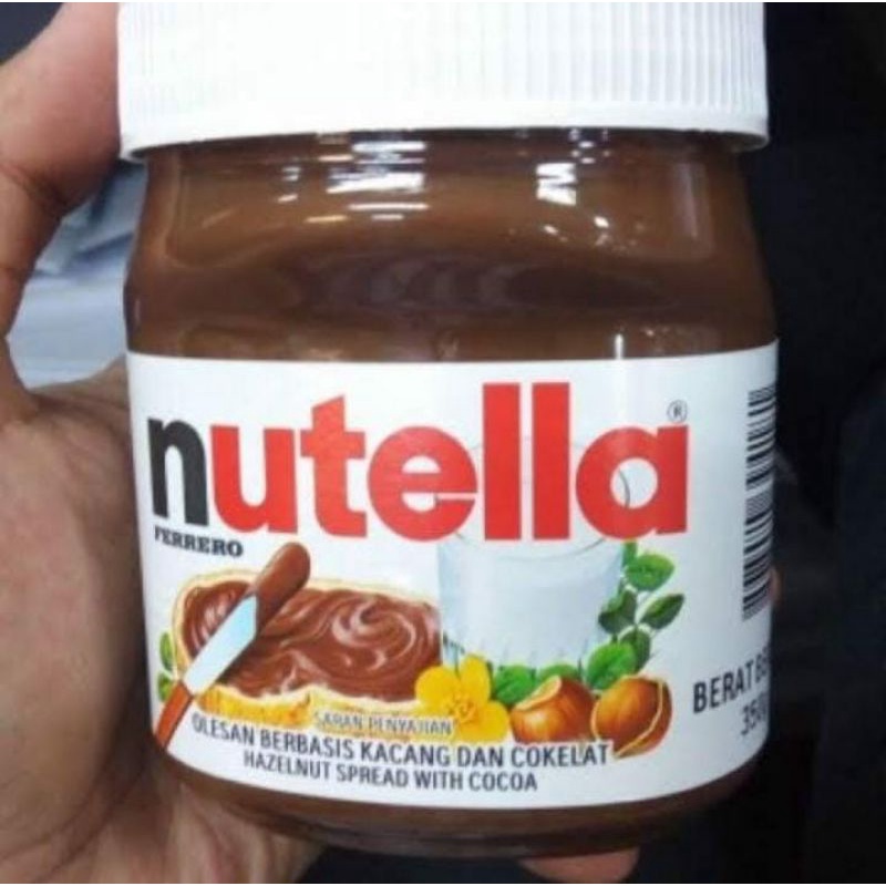 

nuttela ferrero hazelnut spread with cocoa 350gr selai coklat nutela