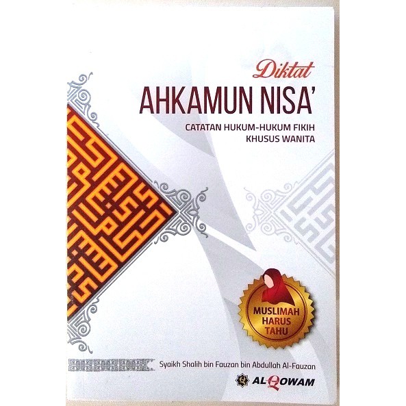 DIKTAT AHKAMUN NISA