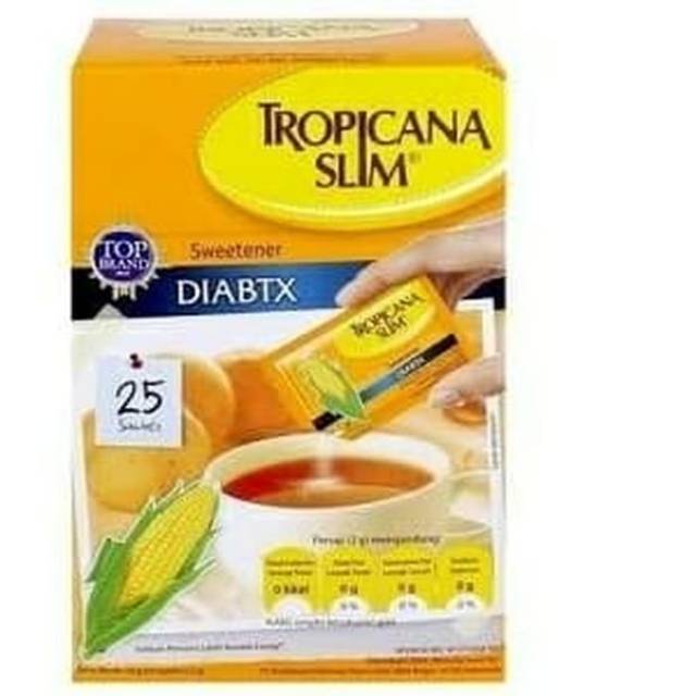 TROPICANA SLIM SWEETENER DIABETIC 25 SACHET - GULA