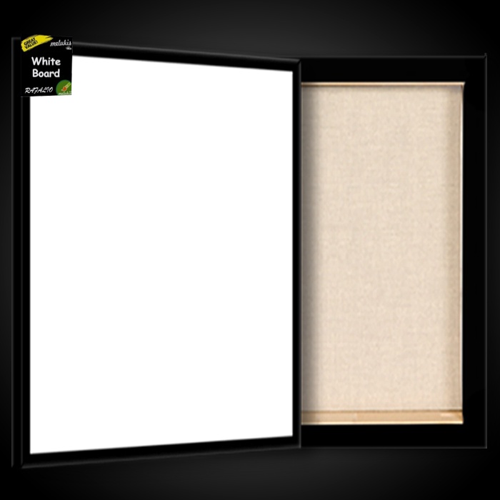 

White Board Melamin Papan Tulis Putih By Ravalio 70x130 cm