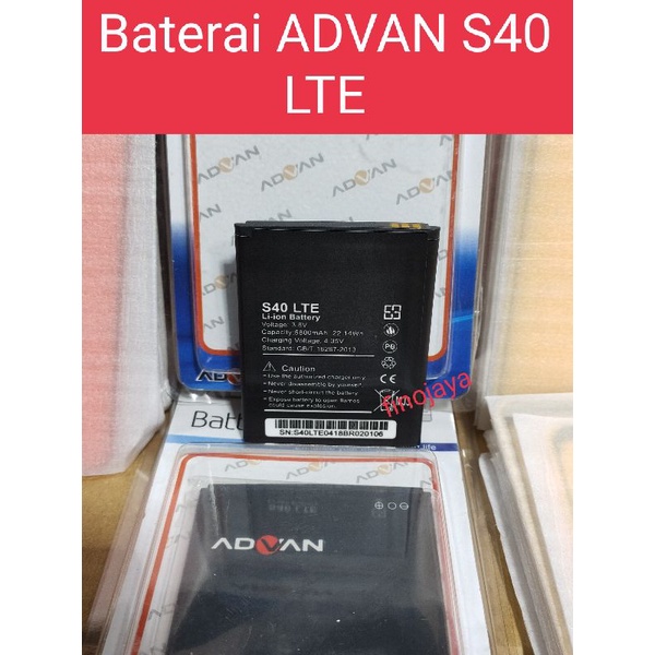 Baterai Advan S40 Lte Battry Batry Advan Original