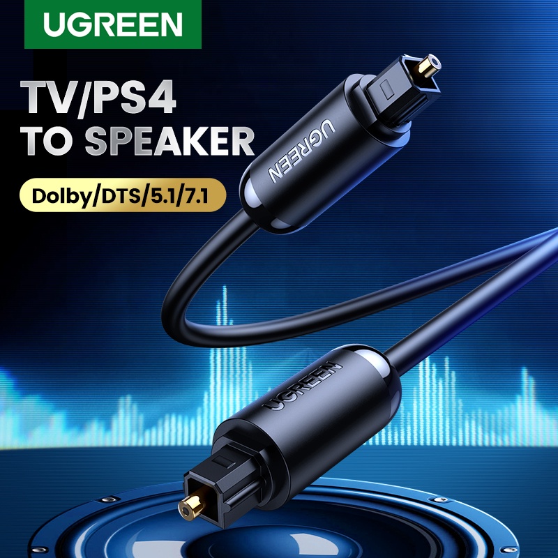 UGREEN Kabel Toslink Digital Audio Optical SPDIF Fiber Optik