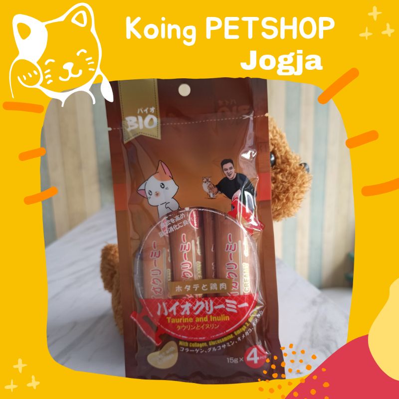 BIO CREAMY SNACK TREATS MAKANAN KUCING
