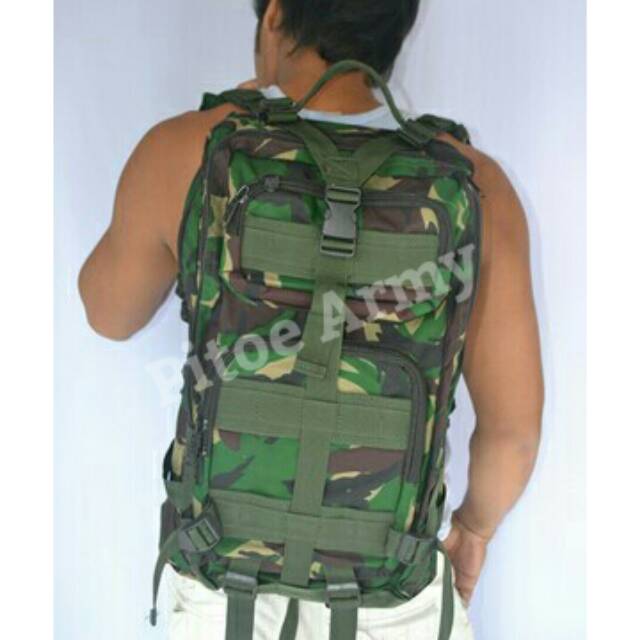 Tas Loreng Malvinas - Tas Lebanon Kecil - Army - Tas Punggung Tactical - Ransel Malvinas - Army