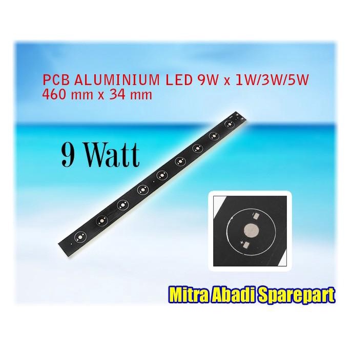 Long PCB LED Aluminium HPL 9W/9 Watt 34x460mm ZZ1122