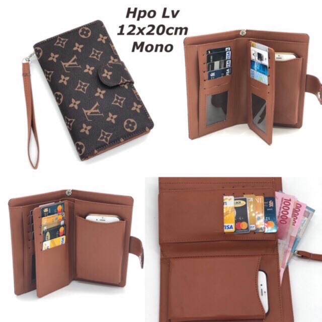 New Fashion 2020 Card Holder Wallet HPO Dompet Kartu Multifungsi Motif LV SEASON 2 Muat Banyak Kartu