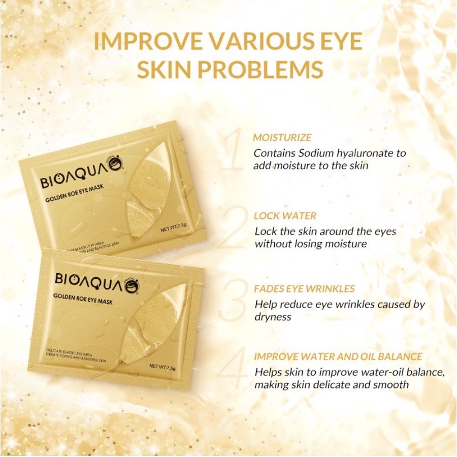 BIOAQUA Moisturizing Eye Mask 7.5g / Masker Pencerah Mata Eye Patch Masker Mata Panda READY BPOM