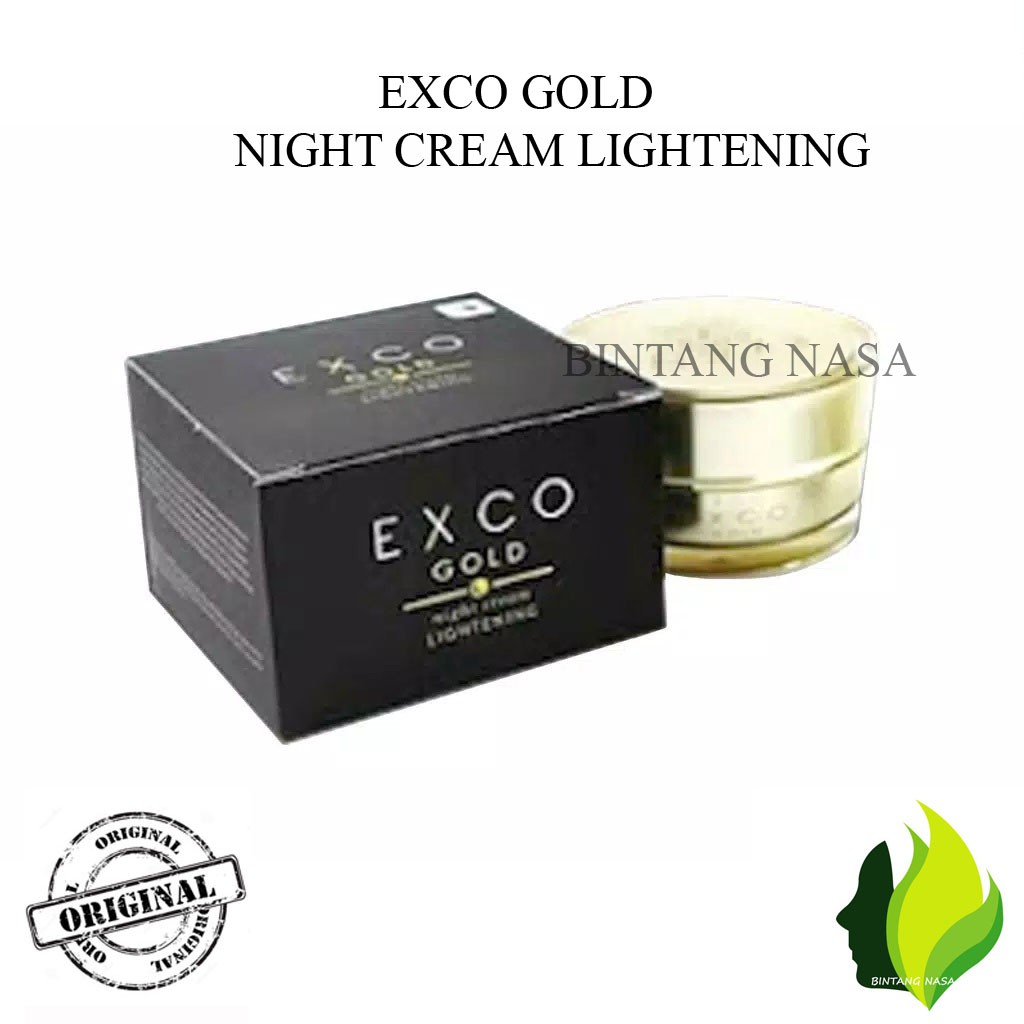 

EXCO NIGHT CREAM - MEMBANTU MERAWAT KULIT CERAH ORIGINAL NASA HERBAL