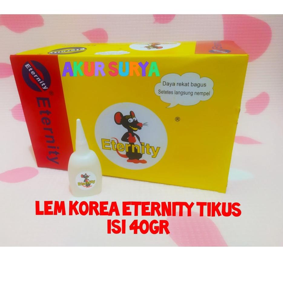 

Terbaik! ISI 24 PCS PAS 1 KILO LEM ETERNITY JUMBO GAMBAR TIKUS DUS BOX LEM KOREA ORIGINAL