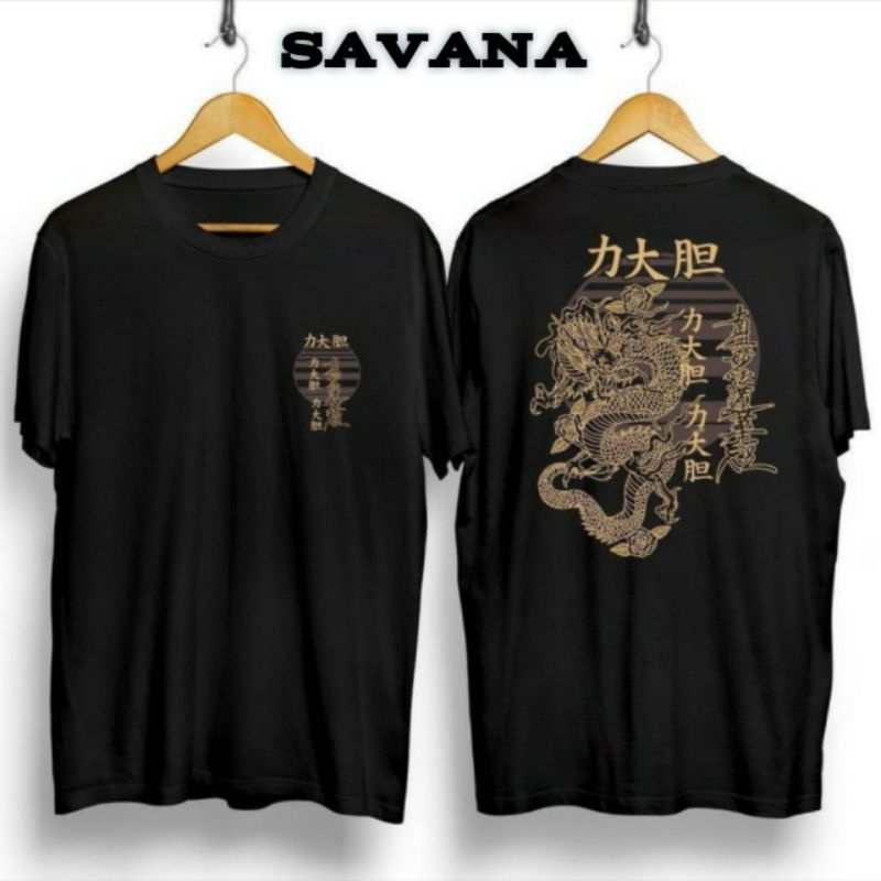 Kaos Distro Pria/T-shirt Pria Naga/kaos katun Murah