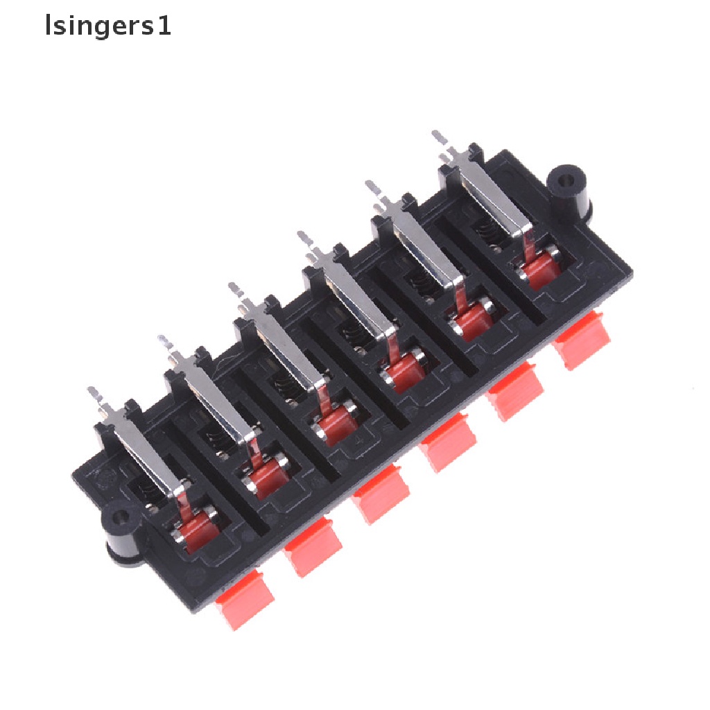 (lsingers1) Plat Konektor Terminal Strip 12 Arah 2 Baris Untuk Speaker Stereo