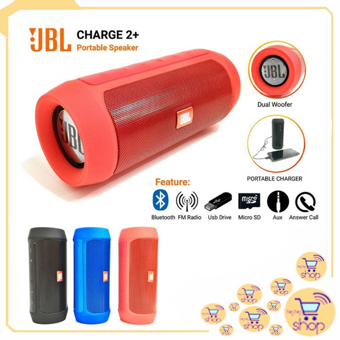 [UKURAN BESAR] SPEAKER BLUETOOTH JBL CHARGE 2+ / SPEAKER BLUETOOTH CHARGE 2 PLUS