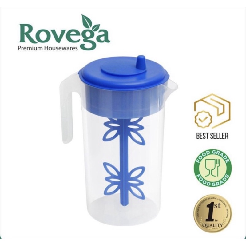 ROVEGA Teko+pengaduk 2.5 Liter /Shaker Jug WAJ-01 Biru