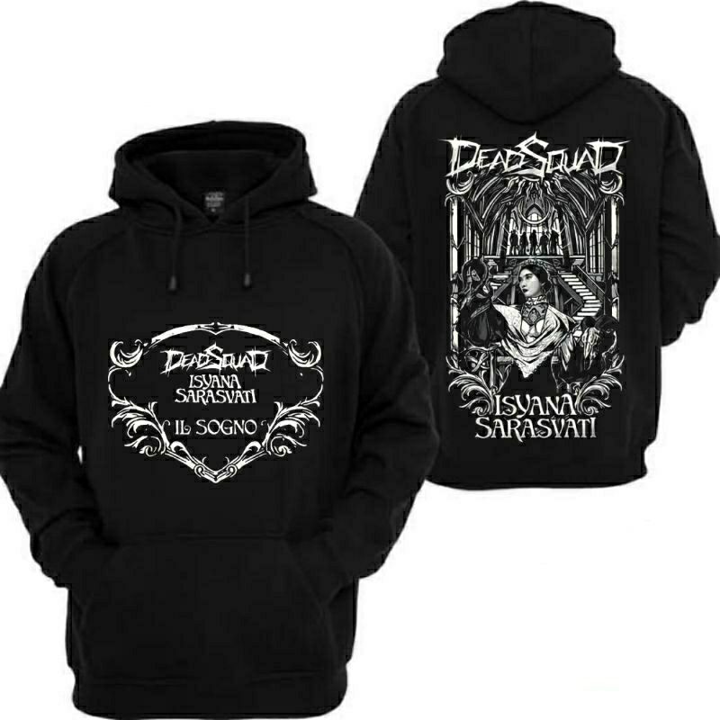 Sweater Hoodie DEADSQUAD x ISYANA SARASVATI Jumper Bahan Katun Fleece Size S M L XL XXL XXXL