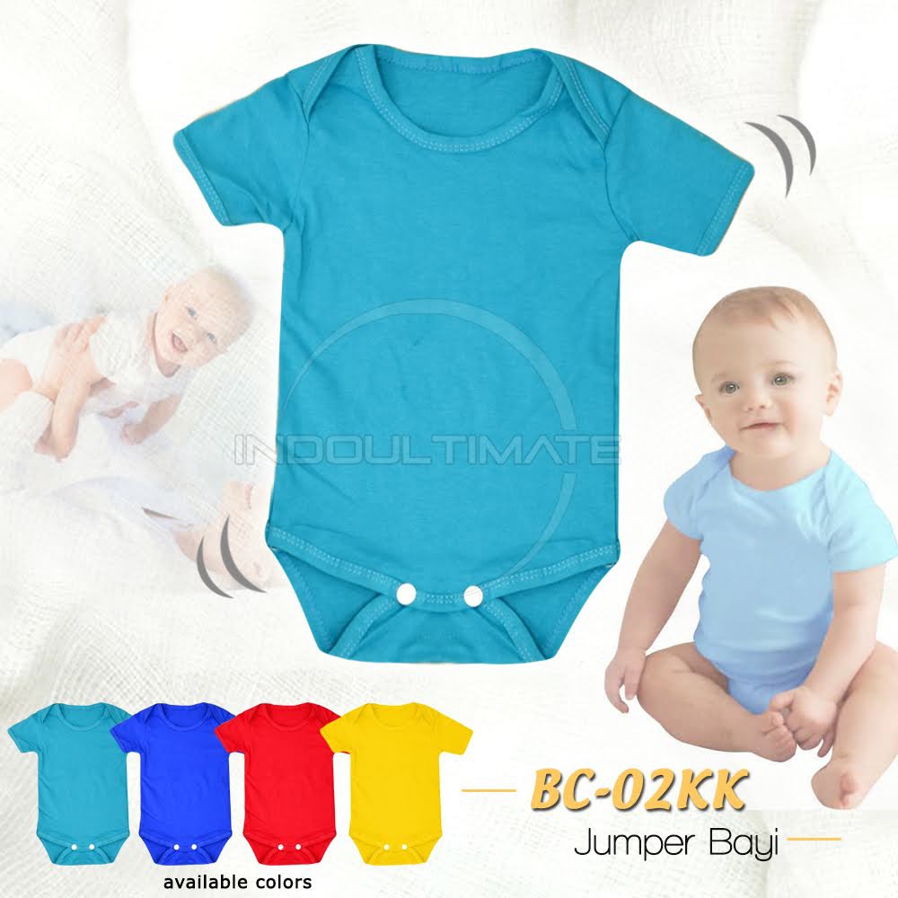 Baju kaos Jumper Bayi COTTON BC-02KK jumsuit Jumpsuit Bayi Perempuan Laki Laki