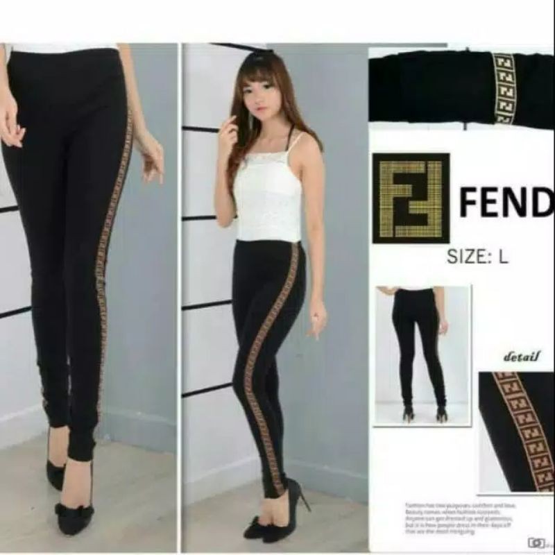 COD DENDI PANTS WANITA LIST SAMPING | CELANA BASIC STRIP | CELANA LIST IMPORT