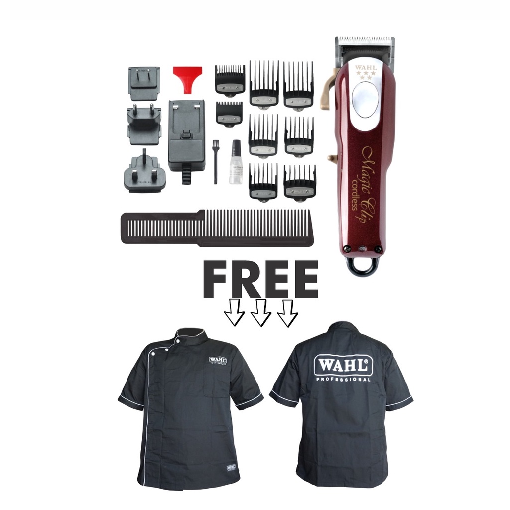 WAHL MAGIC CLIP CORDLESS ORI USA CLIPPER / MESIN ALAT CUKUR BARBER - MAGIC+COAT