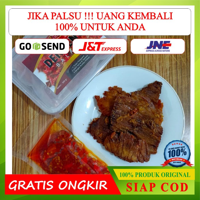 

Dendeng Balado Basah Pedas dengan sambal Balado Khas Masakan Padang GARANSI rasa Enak TERMURAH