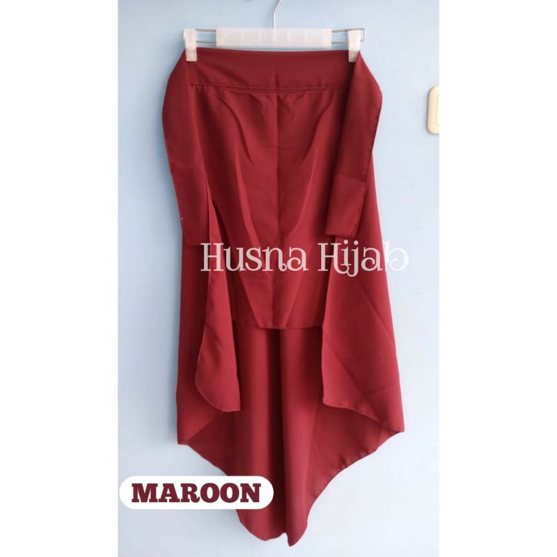 [HUSNA COLLECTION] NIQOB Yaman Long Bahan Wolfis / YAMAN LONG DEWASA / YAMAN MURAH