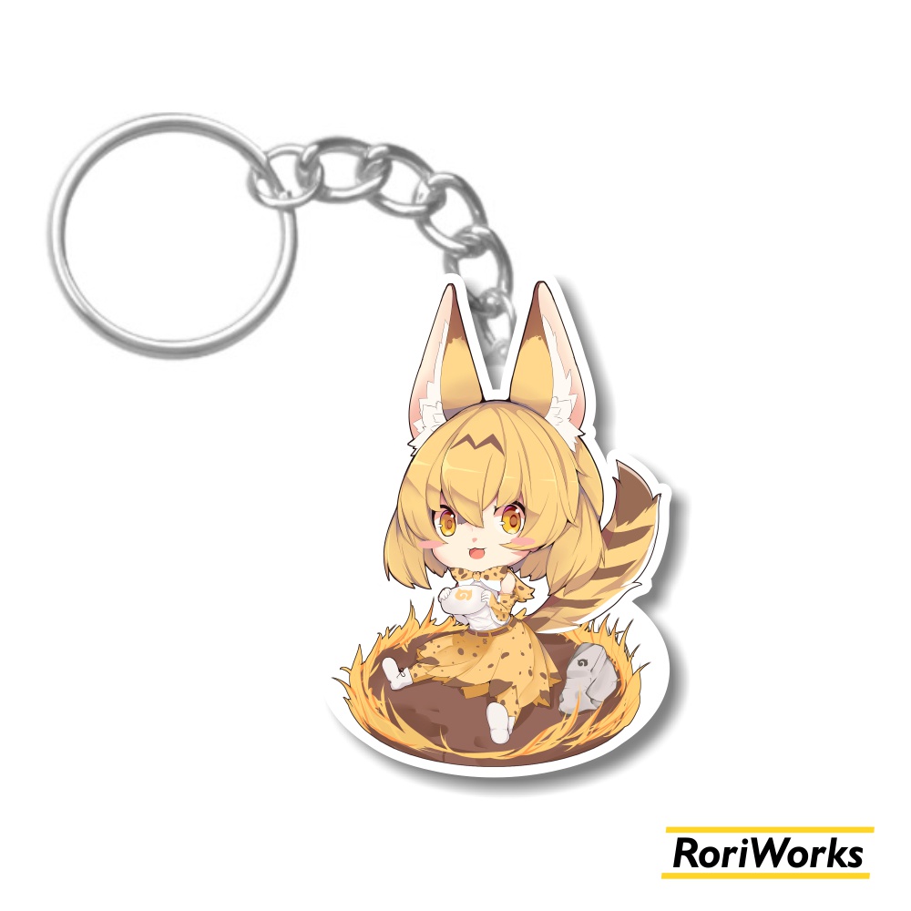 Keychain Anime - Serval [Kemono Friends]