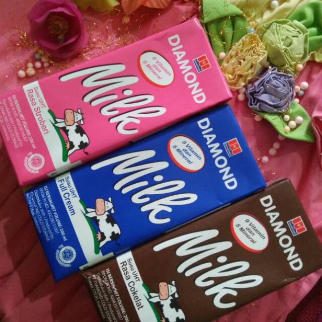 

1 Dus Diamond milk Isi 3 Varian Rasa