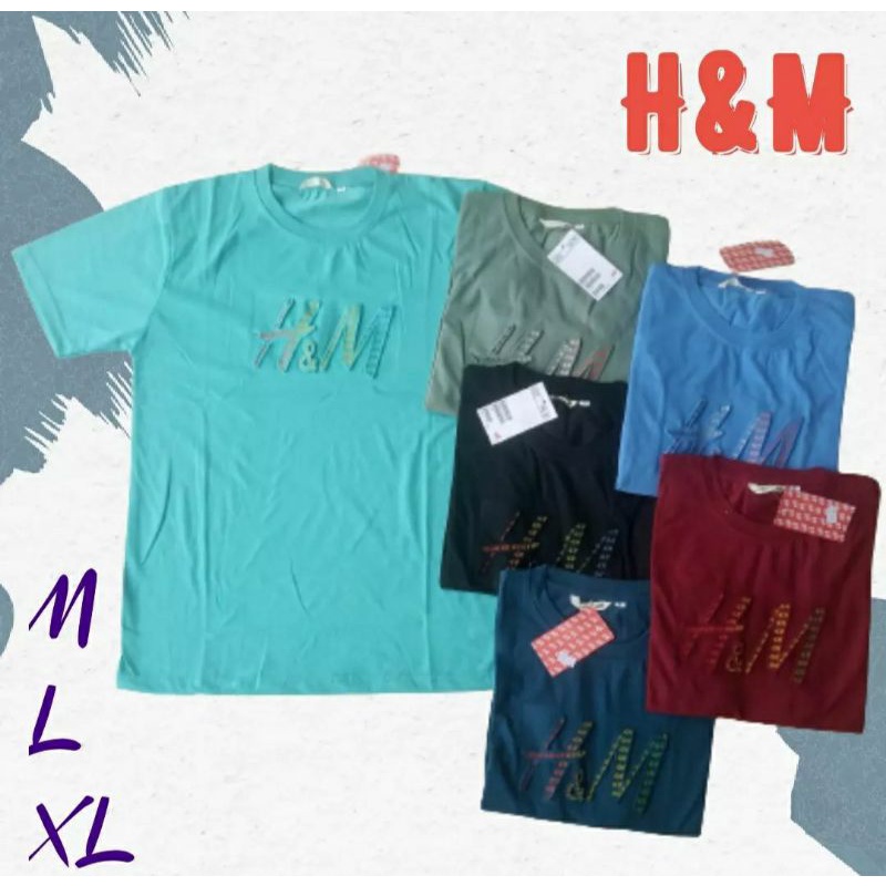 kaos h&m cowok dewasa