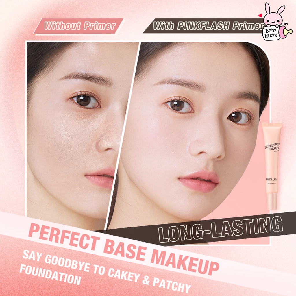 ❤ BELIA ❤ PINKFLASH Pro Touch Make Up Base Primer | Make Up Base | Primer BPOM PF-F12