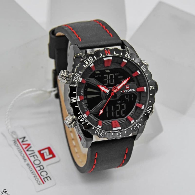 JAM KULIT NAVIFORCE ORIGINAL PRIA DUAL TAEM