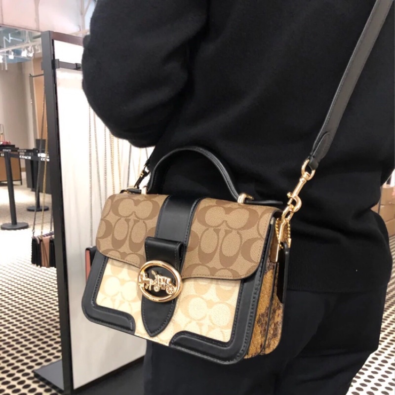 Coach Georgie Crossbody In Signature Canvas (C6192)