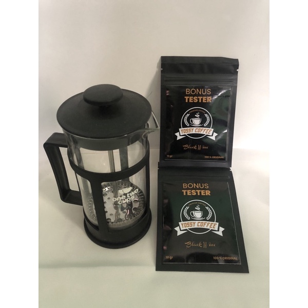 KOPI PREMIUM BLACK WINE 1 SACHET TERBAIK TERMURAH DAN 100% ORIGINAL JAWARA NYA KOPI 10 gr