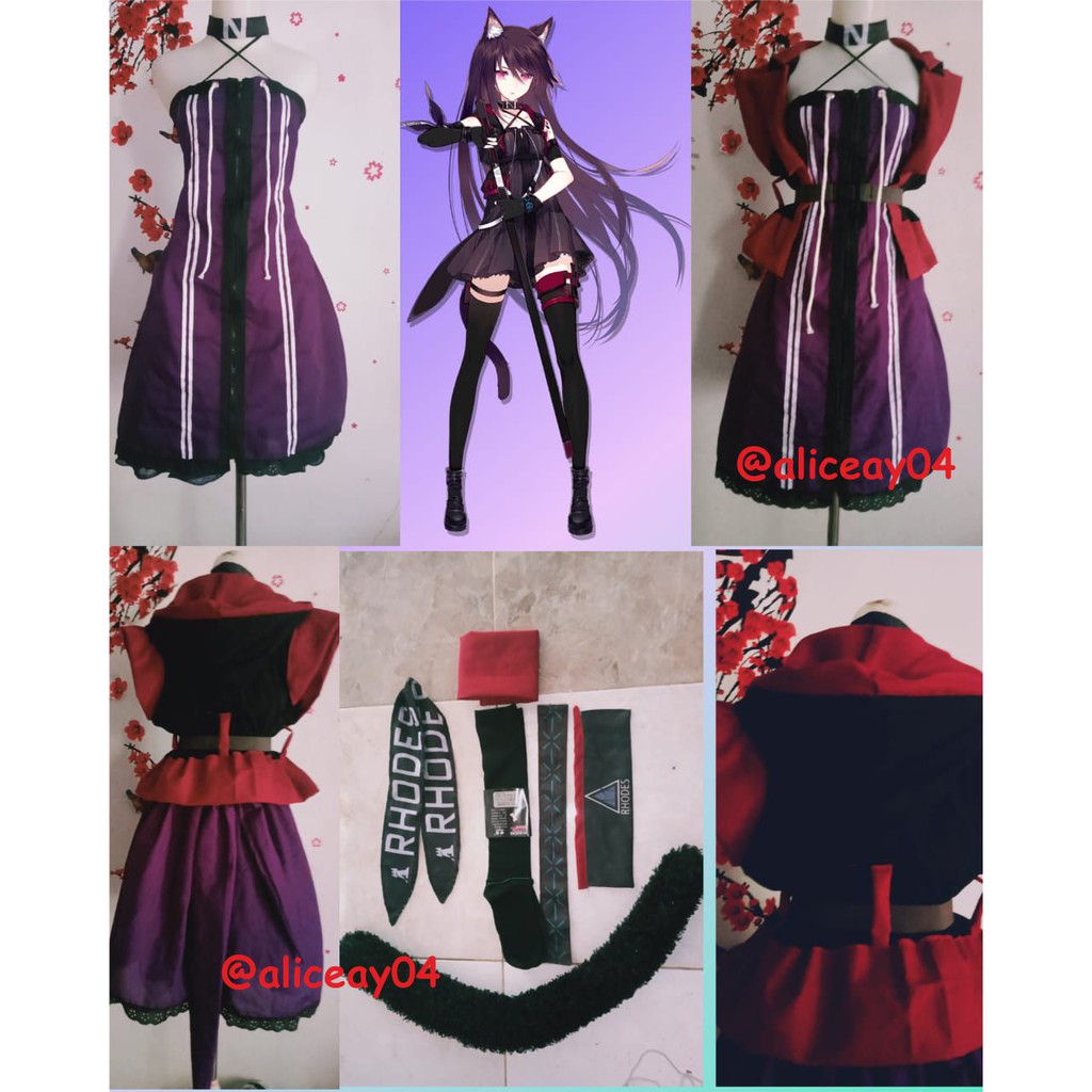 Melantha Arknight / Cosplay Costume / Cewek